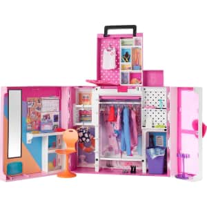 Barbie Closet Playset w/ 35 Accessories for $33