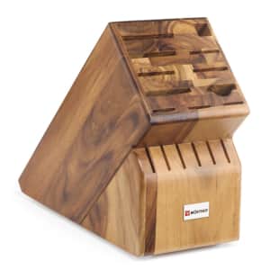 Wusthof 17-Slot Acacia Knife Block: free w/ $200 purchase