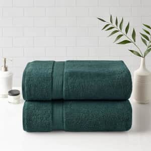 Madison Park Signature 800GSM 100% Cotton Luxurious Bath Towel Set Highly Absorbent, Quick Dry, for $40