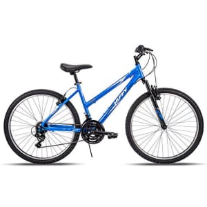 Huffy Hardtail Mountain Trail Bike 24 inch, 26 inch, 27.5 inch, 26 Inch Wheels/17 Inch Frame, Ocean for $260