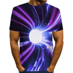 Men's Optical Illusion T-Shirt for $10