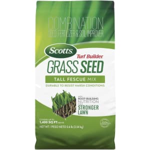 Scotts Turf Builder Grass Seed Tall Fescue Mix 5.6-lb. Bag for $28