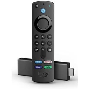 Amazon Fire TV Stick 4K (2018) w/ Alexa Voice Remote (2021) for $23
