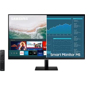 Samsung M5 27" 1080p HDR LED Smart Monitor for $180 w/ Prime