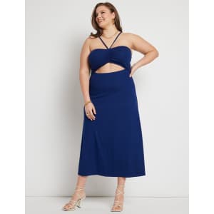 Eloquii Women's Ribbed Dress for $6