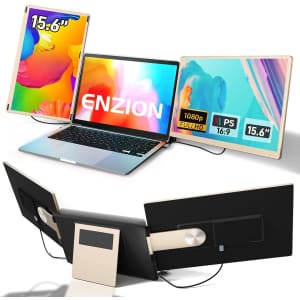 Enzion 1080p 15.6" Triple Laptop Screen Extender for $210 w/ Prime