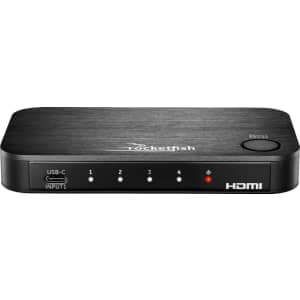 Rocketfish 4-Port 4K HDMI Switch w/ USB-C for $46 Rocketfish 4-Port 4K HDMI Switch w/ USB-C for $46