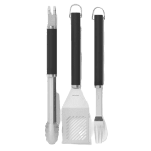 Room Essentials 3-Piece Stainless Steel Grill Tool Set for $7