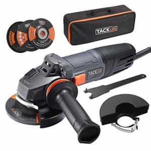 TACKLIFE 8.5Amp Angle Grinder Tool, 4-1/2-Inch Angle Grinder 12000RPM, with Anti-Vibration Handle, for $39 TACKLIFE 8.5Amp Angle Grinder Tool, 4-1/2-Inch Angle Grinder 12000RPM, with Anti-Vibration Handle, for $39