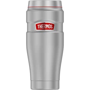 Thermos 16-oz. Matte Steel Stainless King Travel Tumbler for $15 Thermos 16-oz. Matte Steel Stainless King Travel Tumbler for $15