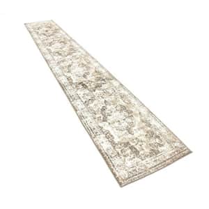 Unique Loom Sofia Collection Traditional Vintage Light Brown Runner Rug (2' x 13') for $47 Unique Loom Sofia Collection Traditional Vintage Light Brown Runner Rug (2' x 13') for $47
