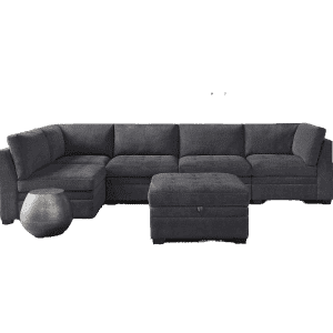 Thomasville Tisdale Fabric Modular Sectional w/ Storage Ottoman for $1,399 for members