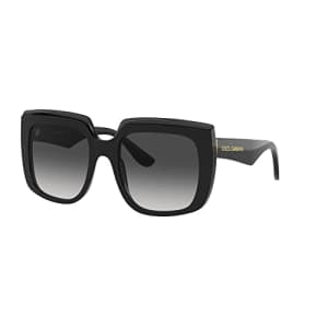 Dolce & Gabbana DG4414-5018G Sunglasses Black w/Grey Gradient 54mm for $119