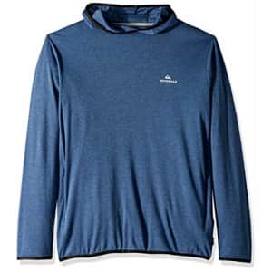 Quiksilver Men's SEA Explorer Hoody Shirt, Orion Blue Heather, S for $13