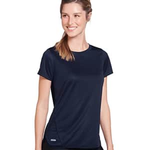 Jockey Women's Activewear Hi-Lo Performance Tee, Blue Velvet, 3X for $15 Jockey Women's Activewear Hi-Lo Performance Tee, Blue Velvet, 3X for $15