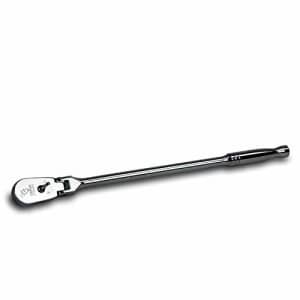 Capri Tools 1/2-Inch Drive Low Profile Flex-Head Ratchet, True 72-Tooth, 5-Degree Swing Arc, for $35