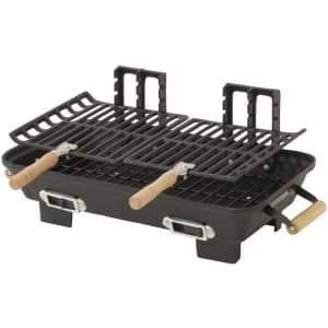 Kay Home Products Marsh Allen 10" x 18" Cast Iron Hibachi Charcoal Grill for $30 Kay Home Products Marsh Allen 10" x 18" Cast Iron Hibachi Charcoal Grill for $30