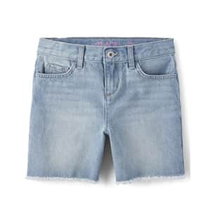 The Children's Place Girls' Denim Midi Shorts, Legs, 6X/7 for $8 The Children's Place Girls' Denim Midi Shorts, Legs, 6X/7 for $8