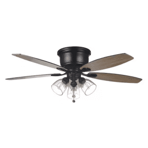Hampton Bay Stoneridge 52" Indoor LED Hugger Ceiling Fan w/ Light Kit for $67 Hampton Bay Stoneridge 52" Indoor LED Hugger Ceiling Fan w/ Light Kit for $67