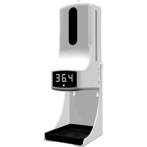 KJB Security Products Automatic Digital Thermometer and Sanitizer Dispenser for $70 KJB Security Products Automatic Digital Thermometer and Sanitizer Dispenser for $70