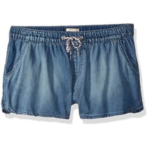 Roxy Girls' Little Fashion Denim Shorts, Medium Blue, 5 for $9 Roxy Girls' Little Fashion Denim Shorts, Medium Blue, 5 for $9