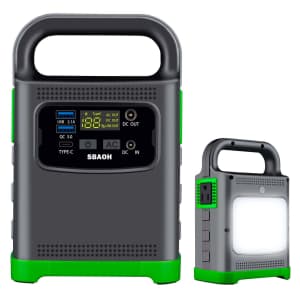iFanze 120W 80Wh 20,000mAh Portable Power Station for $69