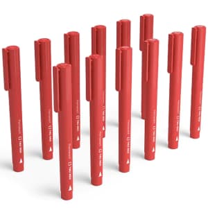 TRU Red Pen Permanent Markers 12-Pack for $5 TRU Red Pen Permanent Markers 12-Pack for $5