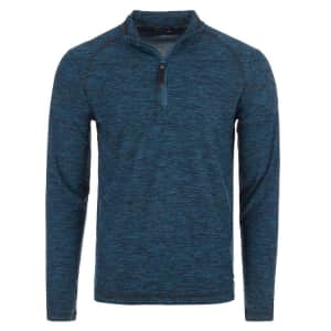 Canada Weather Gear Men's Fleece-Dye Supreme Soft 1/4 Zip: 2 for $35