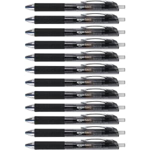 Amazon Basics Retractable Gel Pens 12-Pack for $6