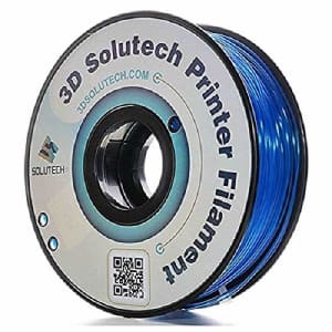 3D Solutech See Through Blue 3D Printer PLA Filament 1.75MM Filament 2.2 LBS 1.0 KG - 3DSPLA175STBLU for $20