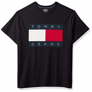 Tommy Hilfiger Men's Big & Tall Tommy Jeans Flag T Shirt, Jet Black-PT, XL for $41 Tommy Hilfiger Men's Big & Tall Tommy Jeans Flag T Shirt, Jet Black-PT, XL for $41