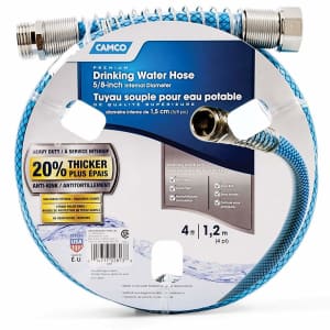 Camco 4-Foot Premium Drinking Water Hose for $10 Camco 4-Foot Premium Drinking Water Hose for $10