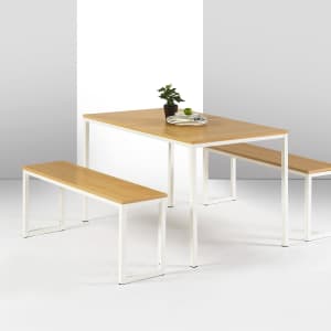 Zinus Louis Modern Studio Collection Soho 3-Piece Dining Set for $161