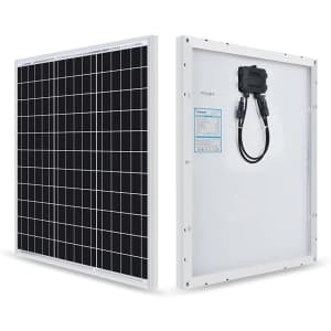 Renogy 50W 12V Compact Design Solar Panel for $47