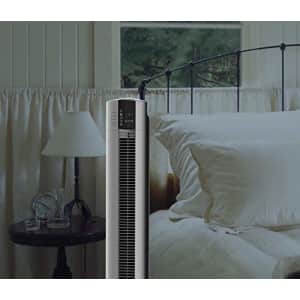 Lasko Portable Electric Oscillating Stand Up Tower Fan, 48", Gray T48314 for $85 Lasko Portable Electric Oscillating Stand Up Tower Fan, 48", Gray T48314 for $85