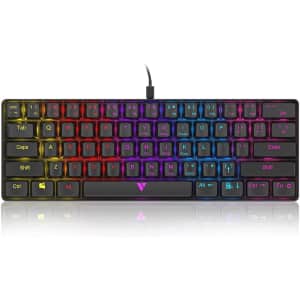 Gtracing Backlit Wired Mechanical Keyboard for $14