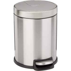 Amazon Basics 1.3-Gallon Soft-Close Trash Can for $19 Amazon Basics 1.3-Gallon Soft-Close Trash Can for $19