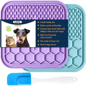 Licking Mat 2-Pack for $8