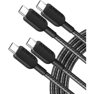 Anker 6-Foot 310 USB C to USB C 60W / 3A Charging Cable 2-Pack for $8