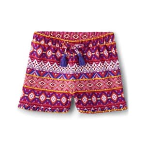 Gymboree,and Toddler Pull on Shorts,Maroon Patterned,8 for $12