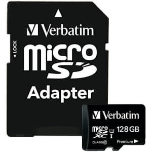 Verbatim 44085 Prem Micro Sdxc Memory Premium, 128Gb, Be for $22