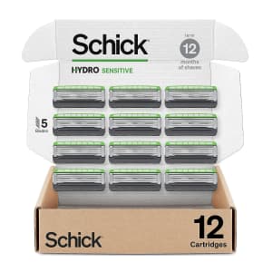 Schick Hydro Sensitive Razor Refills 12-Pack for $16 via Sub & Save