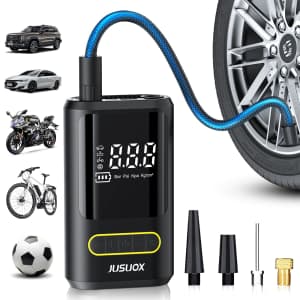 Jusuox 150-PSI Portable Air Compressor for $20 w/ Prime