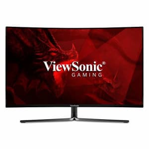 ViewSonic VX3258-PC-MHD 32 Inch 1080p Curved 165Hz 1ms Gaming Monitor with FreeSync Premium Eye for $270