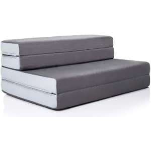 Lucid 4" Twin Folding Sofa and Play Mat for $106 Lucid 4" Twin Folding Sofa and Play Mat for $106