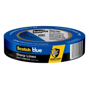 ScotchBlue Sharp Lines Multi-Surface Painter's Tape 60-Yard Roll for $5 ScotchBlue Sharp Lines Multi-Surface Painter's Tape 60-Yard Roll for $5