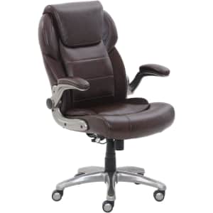 AmazonCommercial Bonded Leather Executive Chair for $112