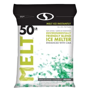 Snow Joe MELT Environmentally-Friendly Blend Ice Melter 50-Lb. Bag for $20 Snow Joe MELT Environmentally-Friendly Blend Ice Melter 50-Lb. Bag for $20