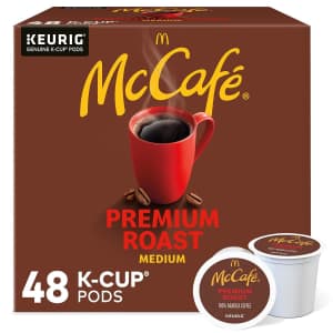 McCafé Coffee McCafe Premium Roast Single-Serve Keurig K-Cup Pods 48-Pack for $16 via Sub & Save