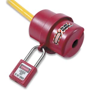 Master Lock Rotating Electrical Plug Lockout for $8